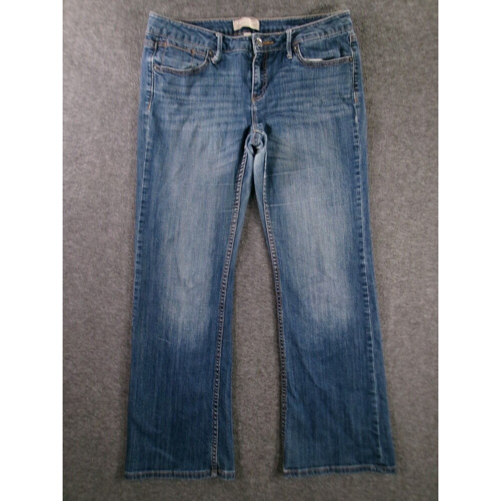 Banana Republic Jeans Womens 10 Short BlueLow Rise Regular Fit Boot Cut SEE
